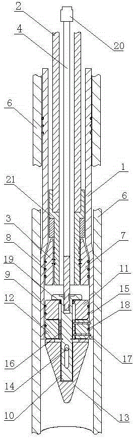 Rapid and safe solid expansion pipe strengthening device for oil field