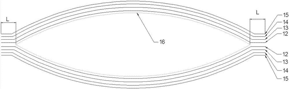 Plastic high-resistance composite woven bag and preparing method