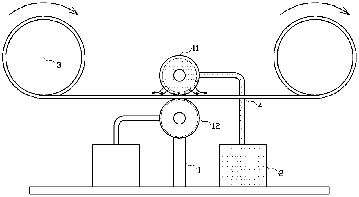 Automatic-speed-changing textile fabric ironing device