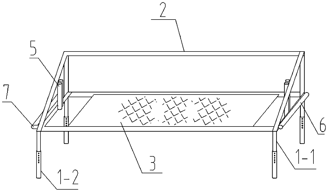 Quick-mounting adjustable tool type temporary stair