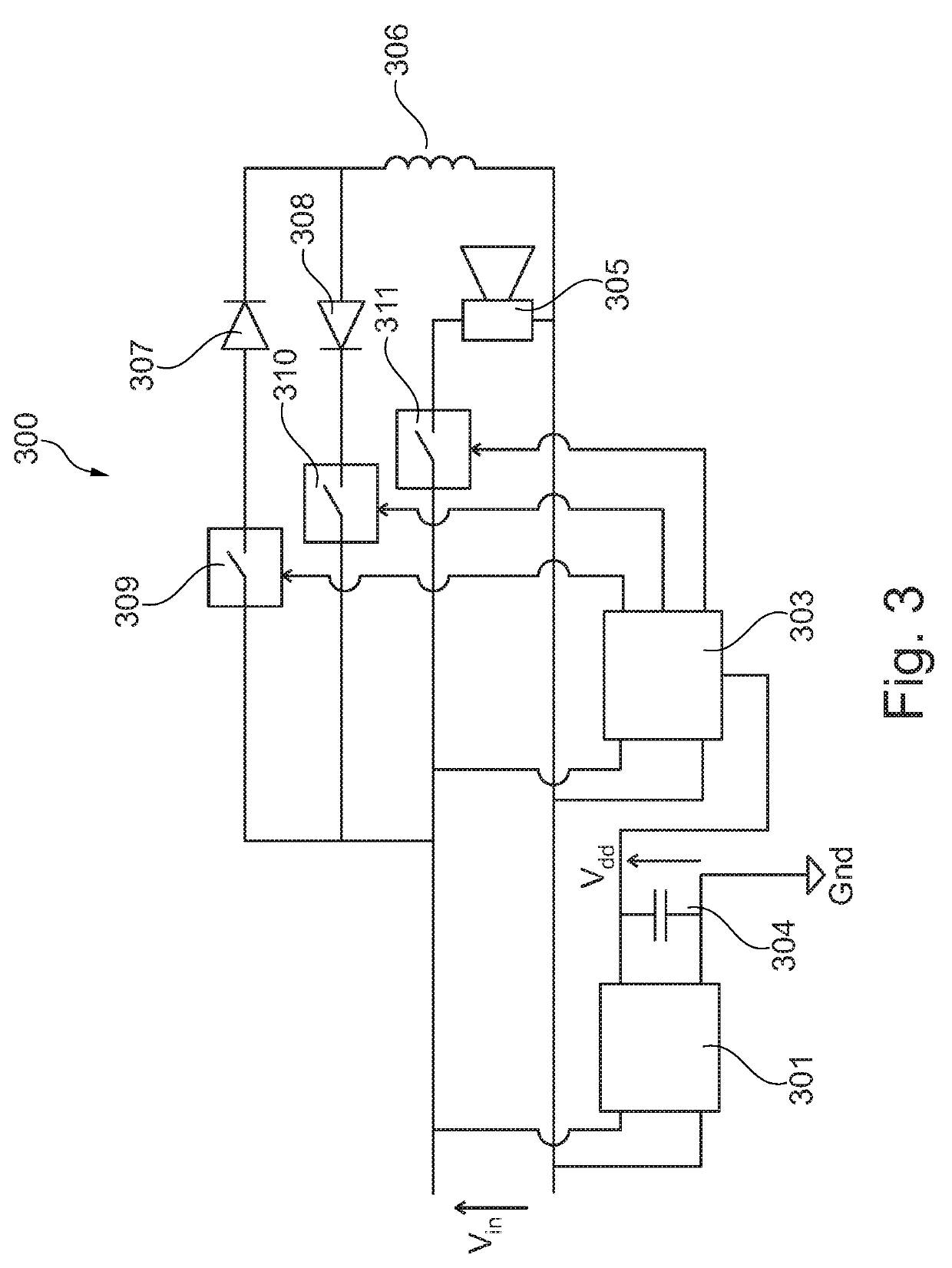 Electronic circuit and in-ear piece for a hearing device