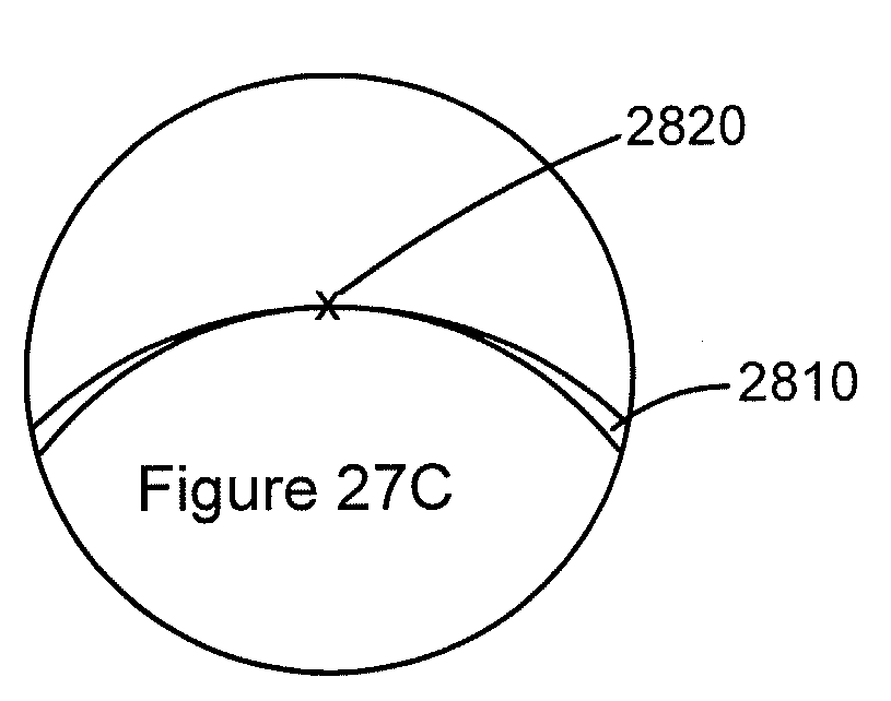 Multifocal lens having a progressive optical power region and a discontinuity