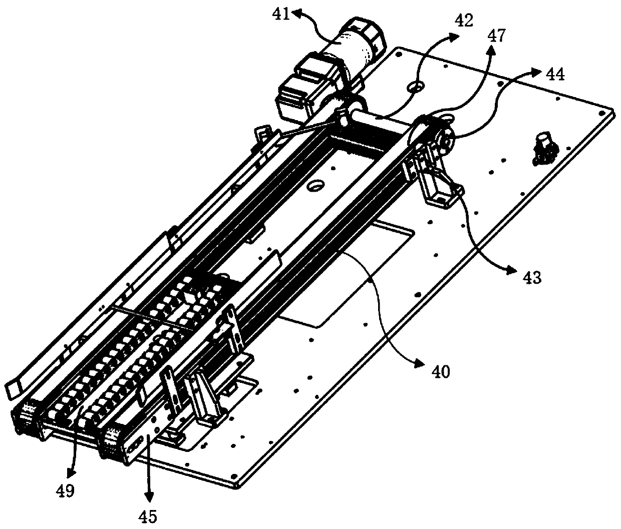 Box turning machine