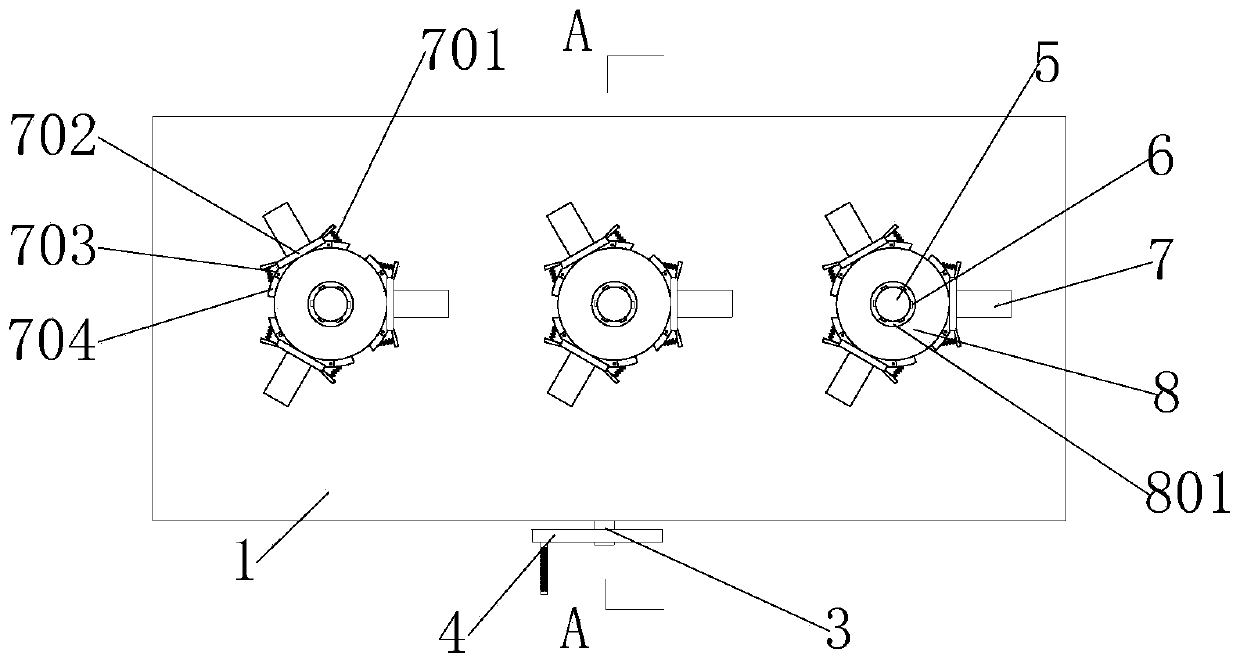 Manufacturing surface finishing clamp for water pump impeller