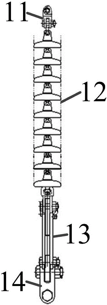 Seismostation test device for power transmission tower line system