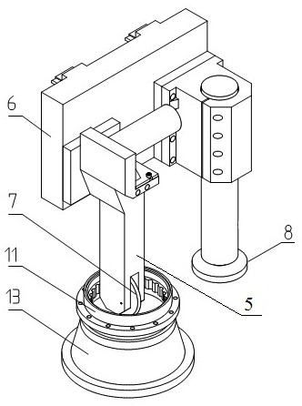 Composite machining grinding machine for robot rv reducer pin gear housing