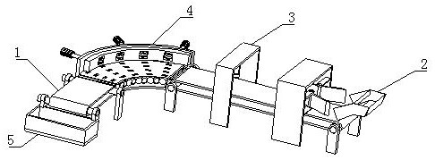 High-speed turning belt conveyor line