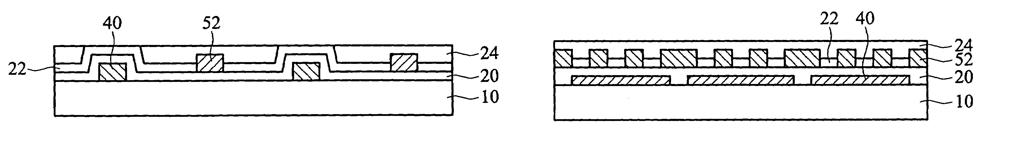 Structure for reducing the diffraction effect in periodic electrode arrangements and liquid crystal device including the same