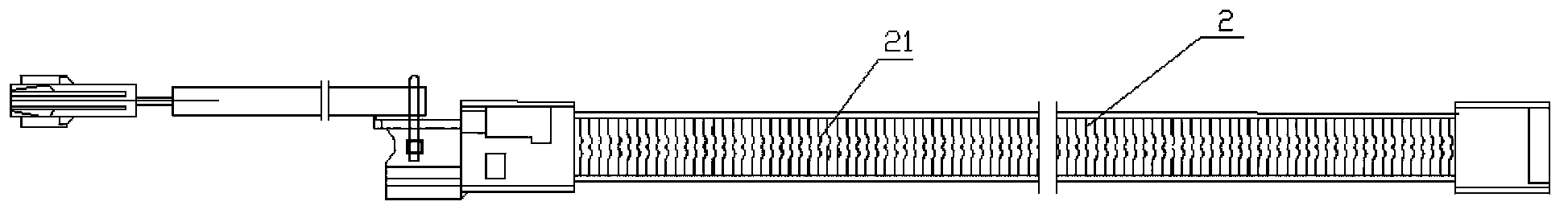 Ceramic PTC heater with corrugate heat radiating fins