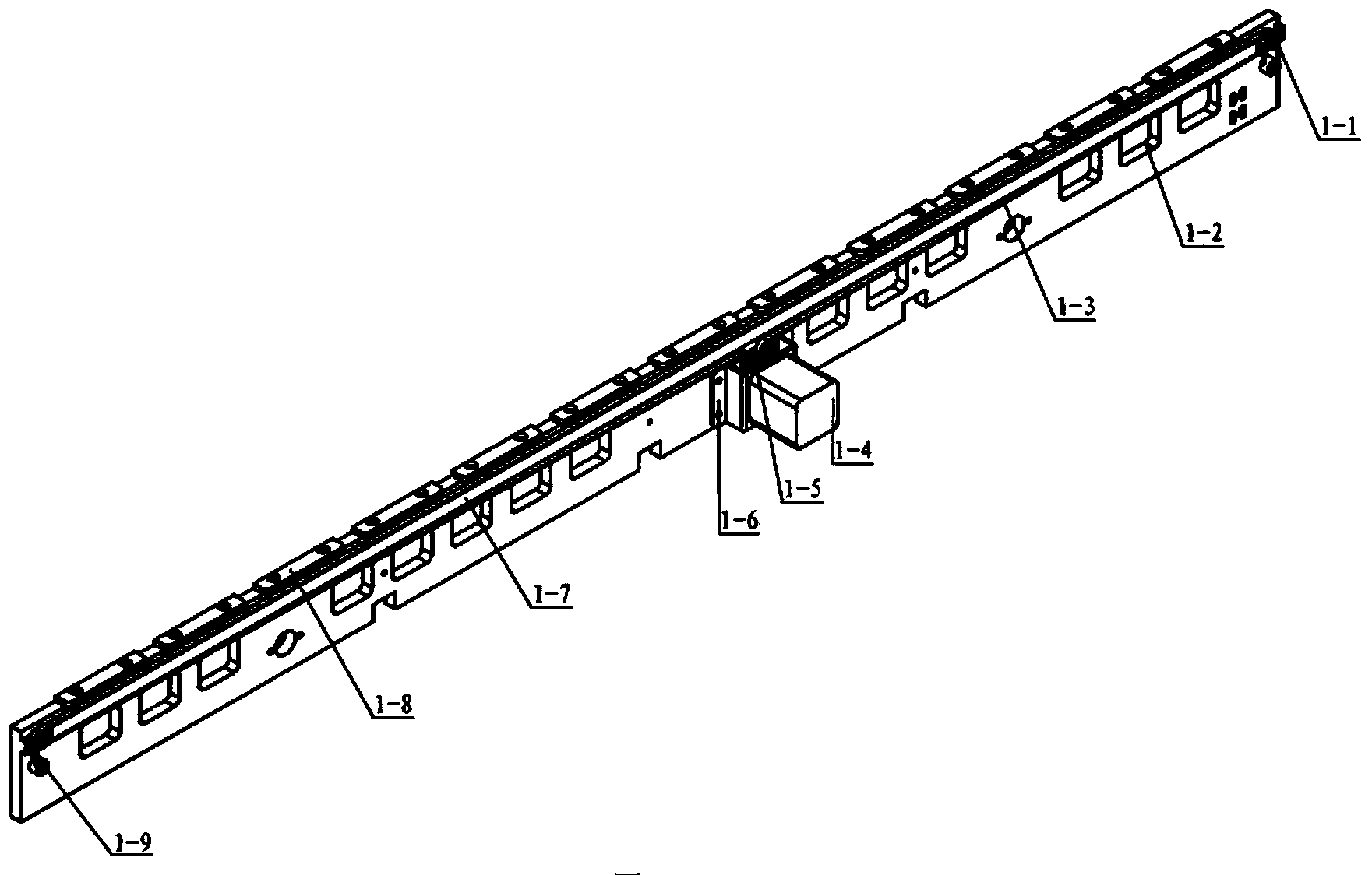 Automatic plate feeding device of LED chip mounter