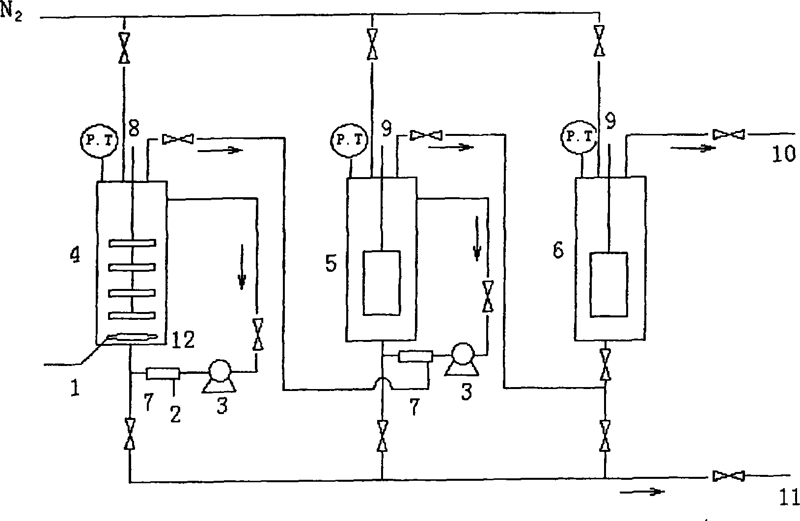 Continuous preparation method for polyether glycol