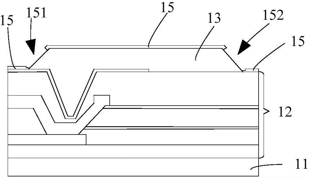 AMOLED structure and manufacturing method thereof