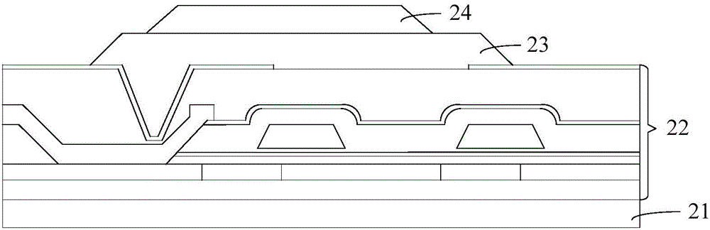 AMOLED structure and manufacturing method thereof