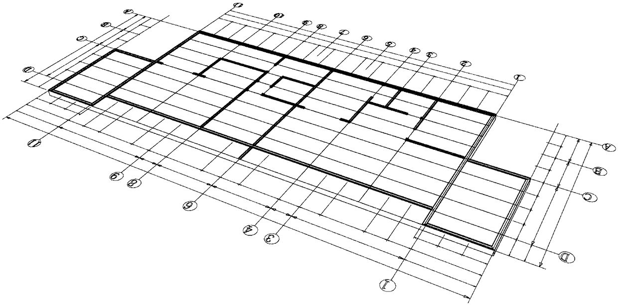 Building method of assembled low-rise light-steel-structure residence system