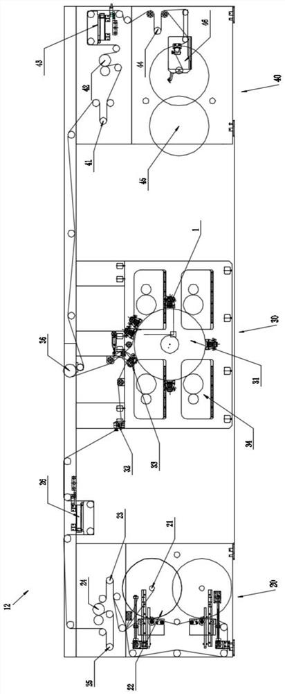 Curing device and method and flexible printing machine comprising curing device