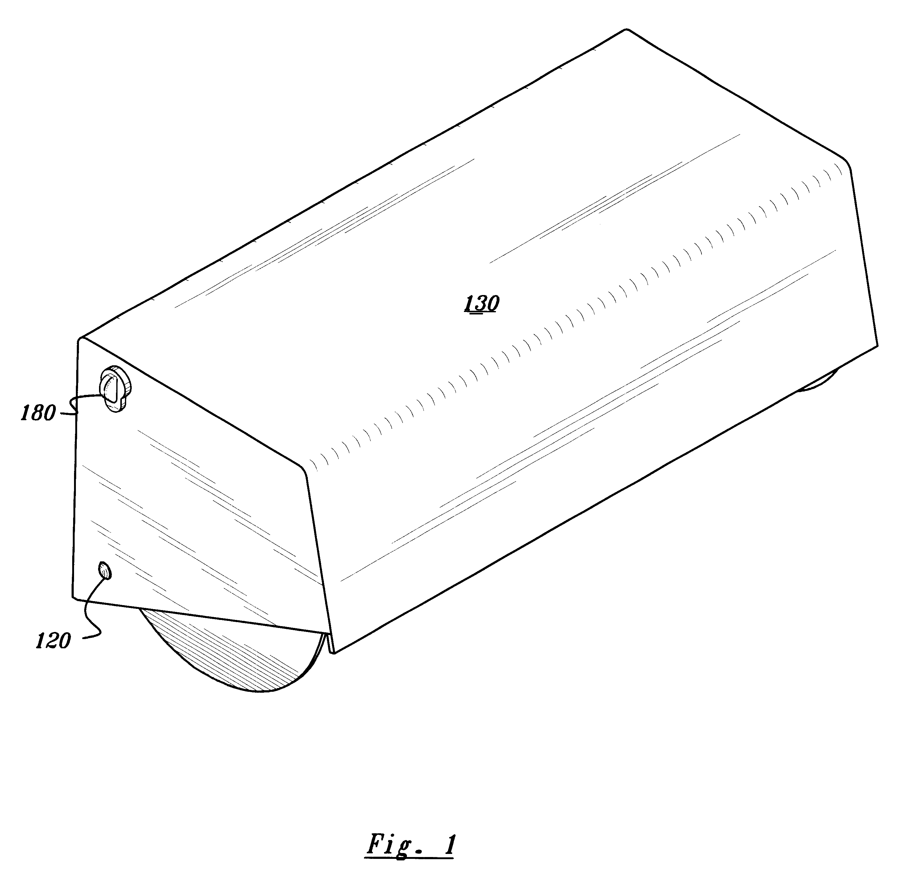 Rolled paper dispensing system