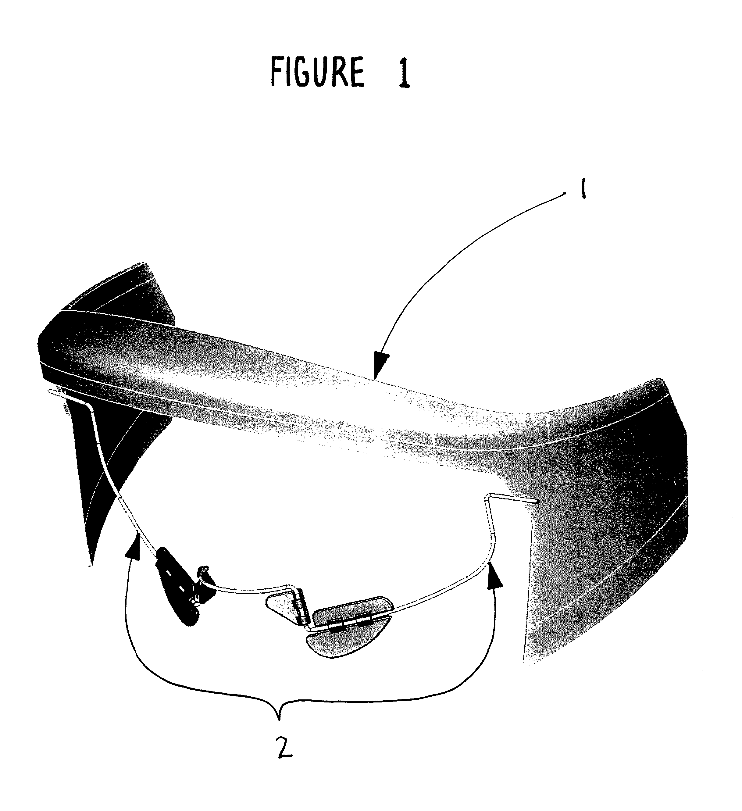 Suspension system for a new goggle frame platform