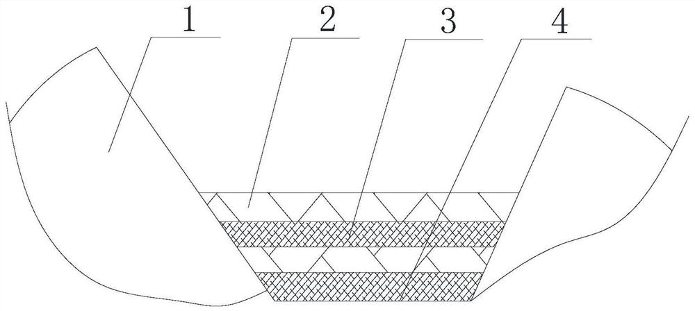 Method of treating rock piles by surface grouting and vibratory compacting