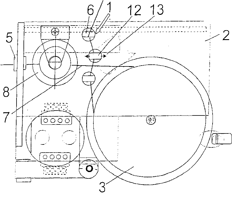 Thread tension device