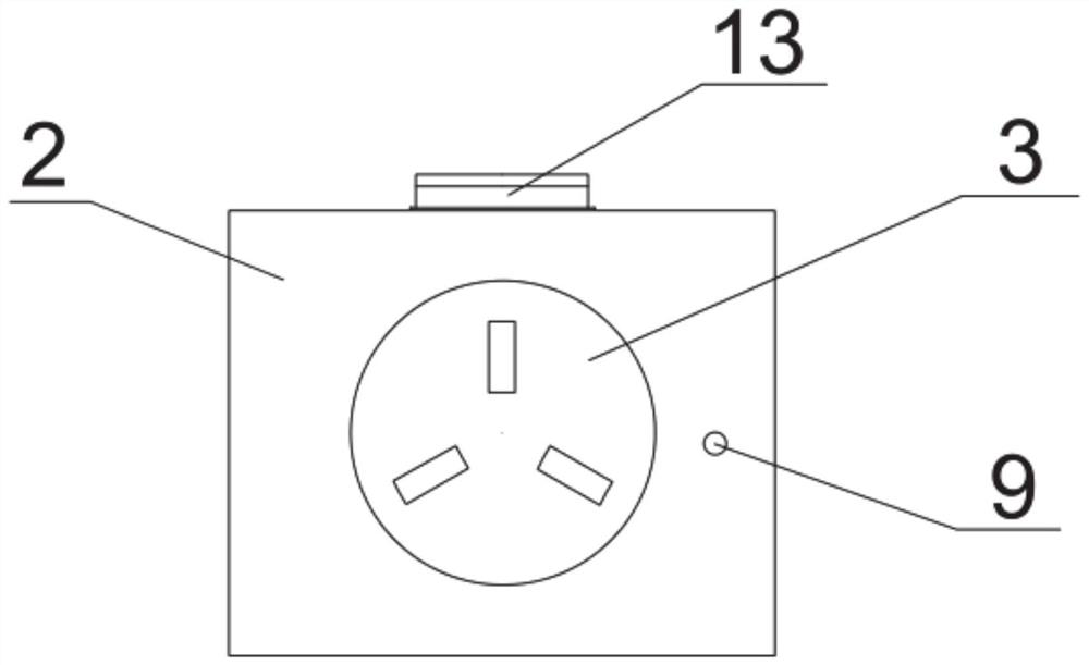 Electric shock prevention device and use method