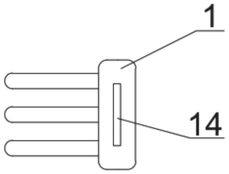 Electric shock prevention device and use method