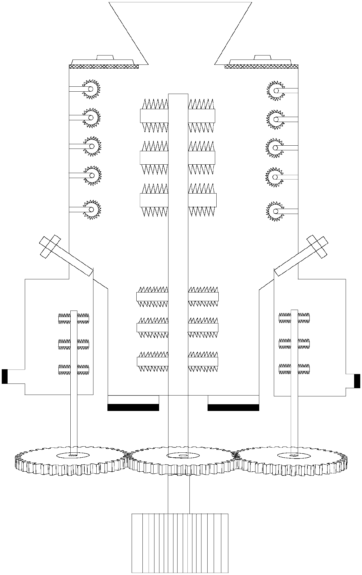 Wear-resisting vertical crusher