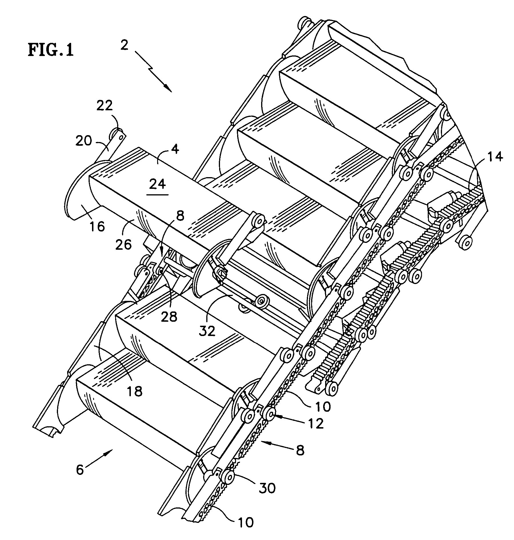 Moving flange for passenger conveyors