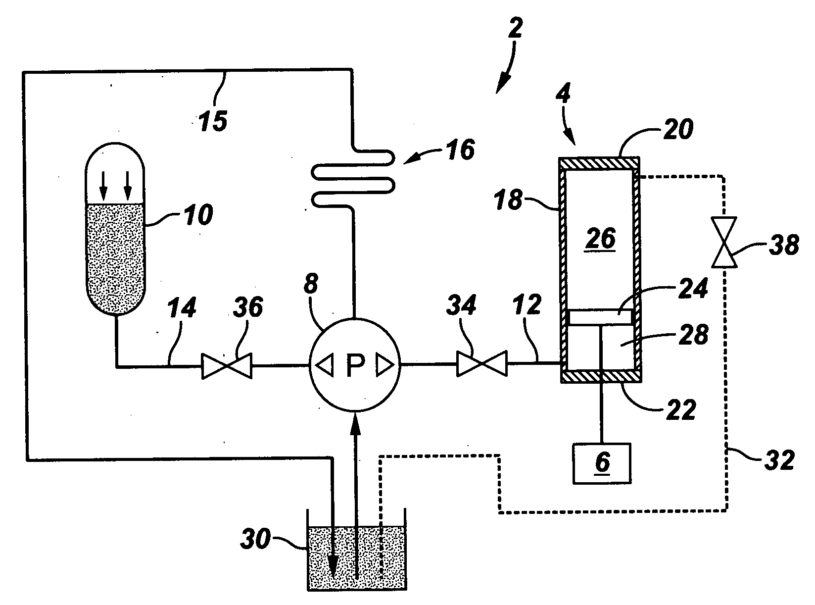 Back pressured hydraulic pump for sucker rod