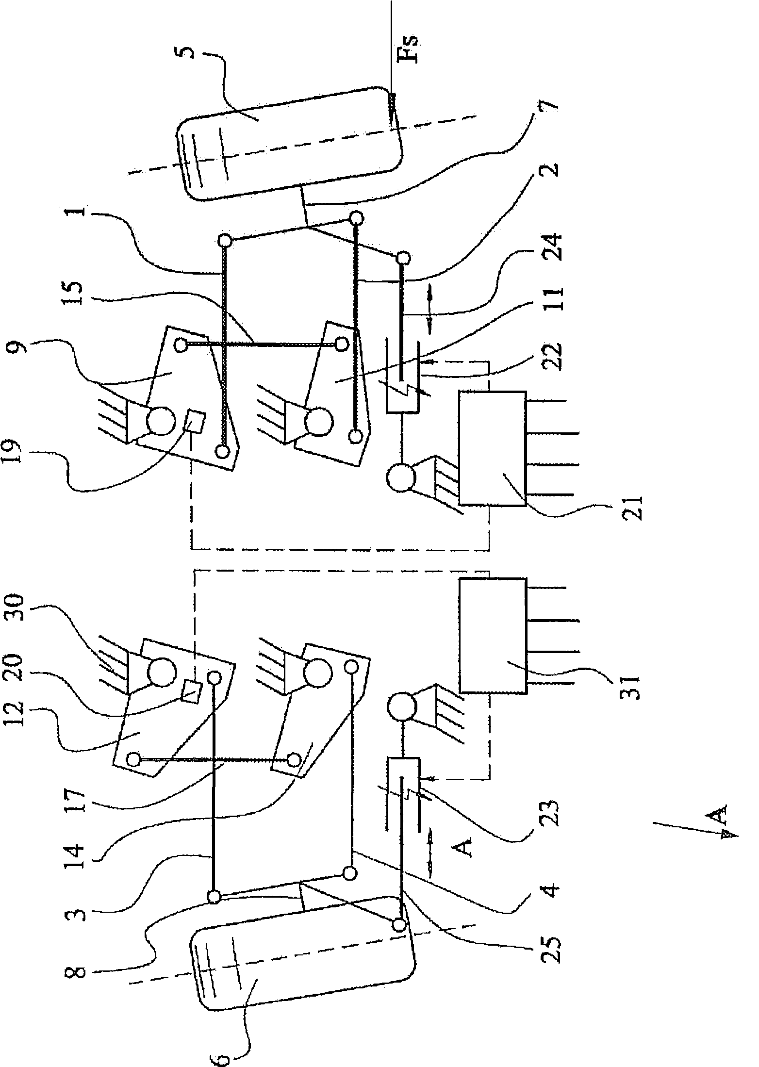 Independent wheel suspension