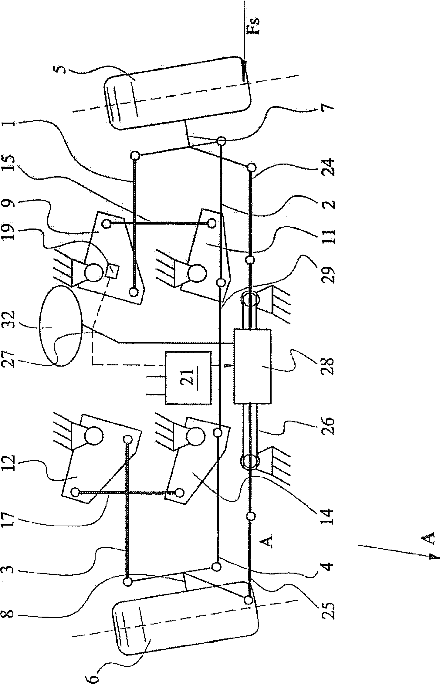 Independent wheel suspension