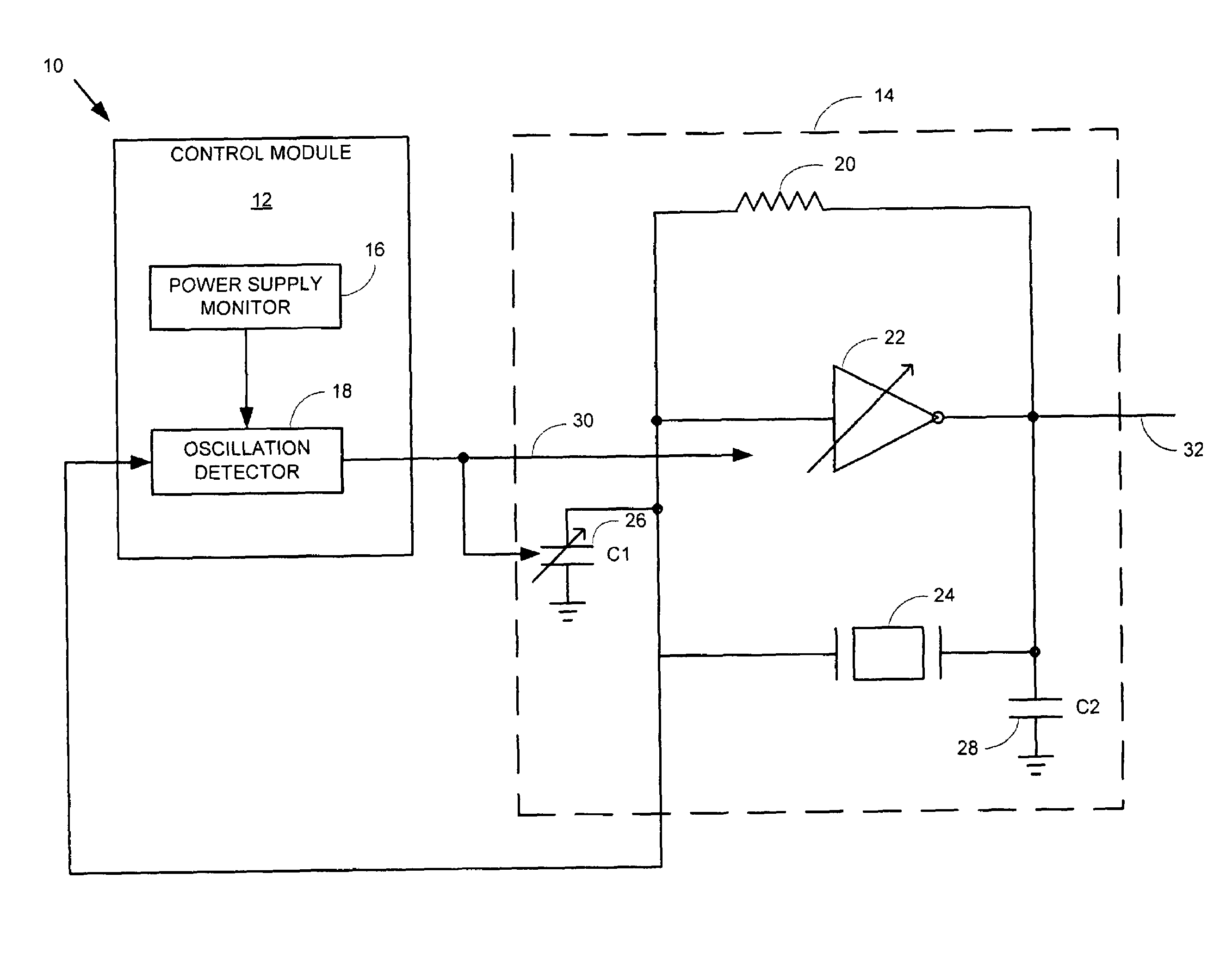 Method and apparatus for a crystal oscillator to achieve fast start-up time, low power and frequency calibration