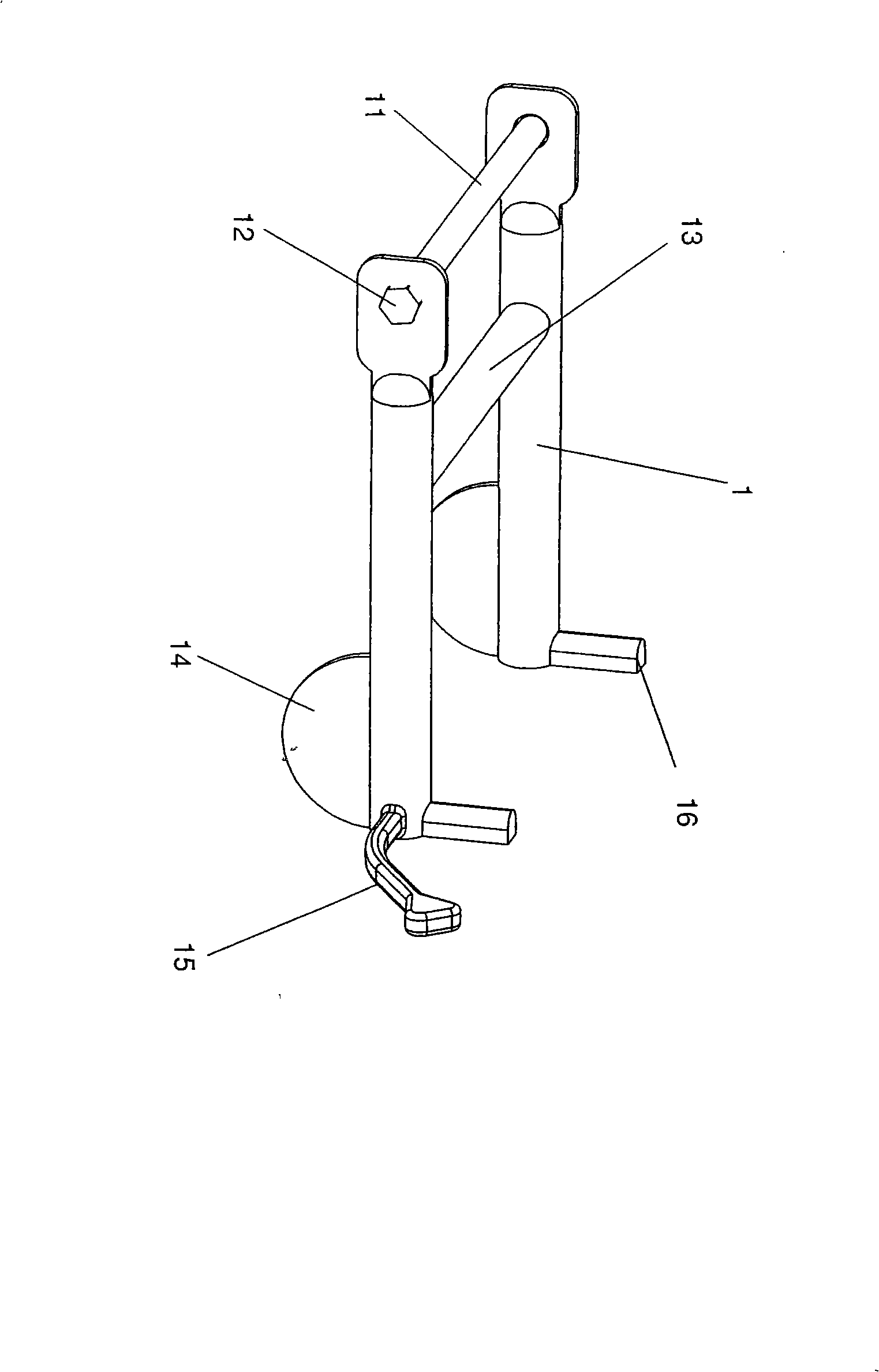 Improvement of locomotive foot stool structure