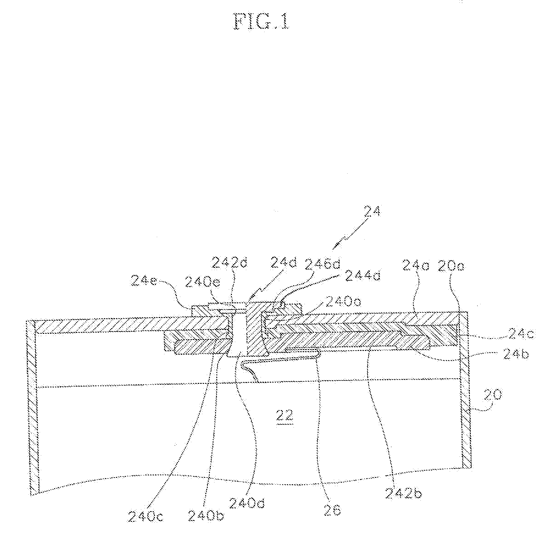 Secondary battery with enhanced ability to prevent leakage