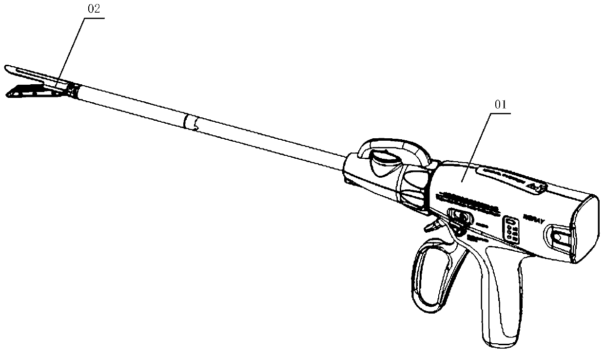 Electric anastomat and control system thereof