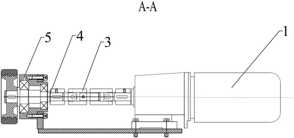 Two-wing rotary door self-aligning drive device