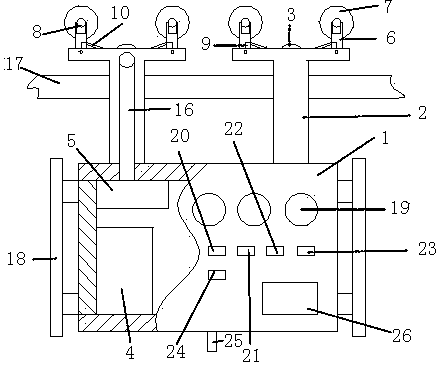 Deicing robot of high-voltage transmission lines