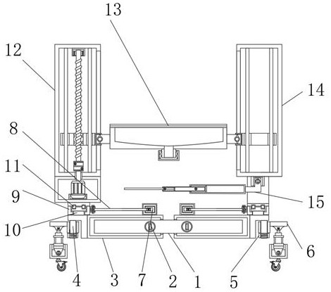 Trowelling device for light plastering gypsum mortar construction