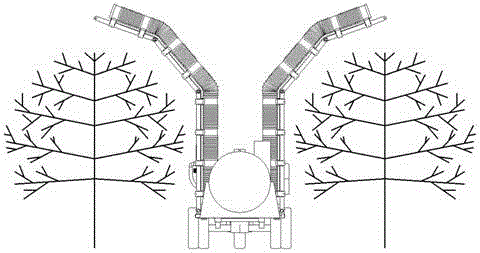 Directional air supply type electrostatic sprayer