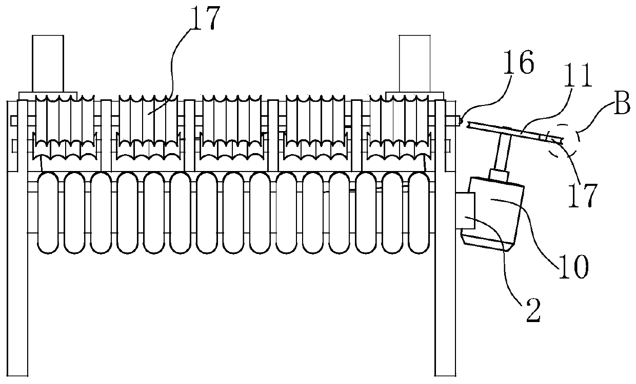 Integrated equipment and method for cassia twig evenly spreading and slicing