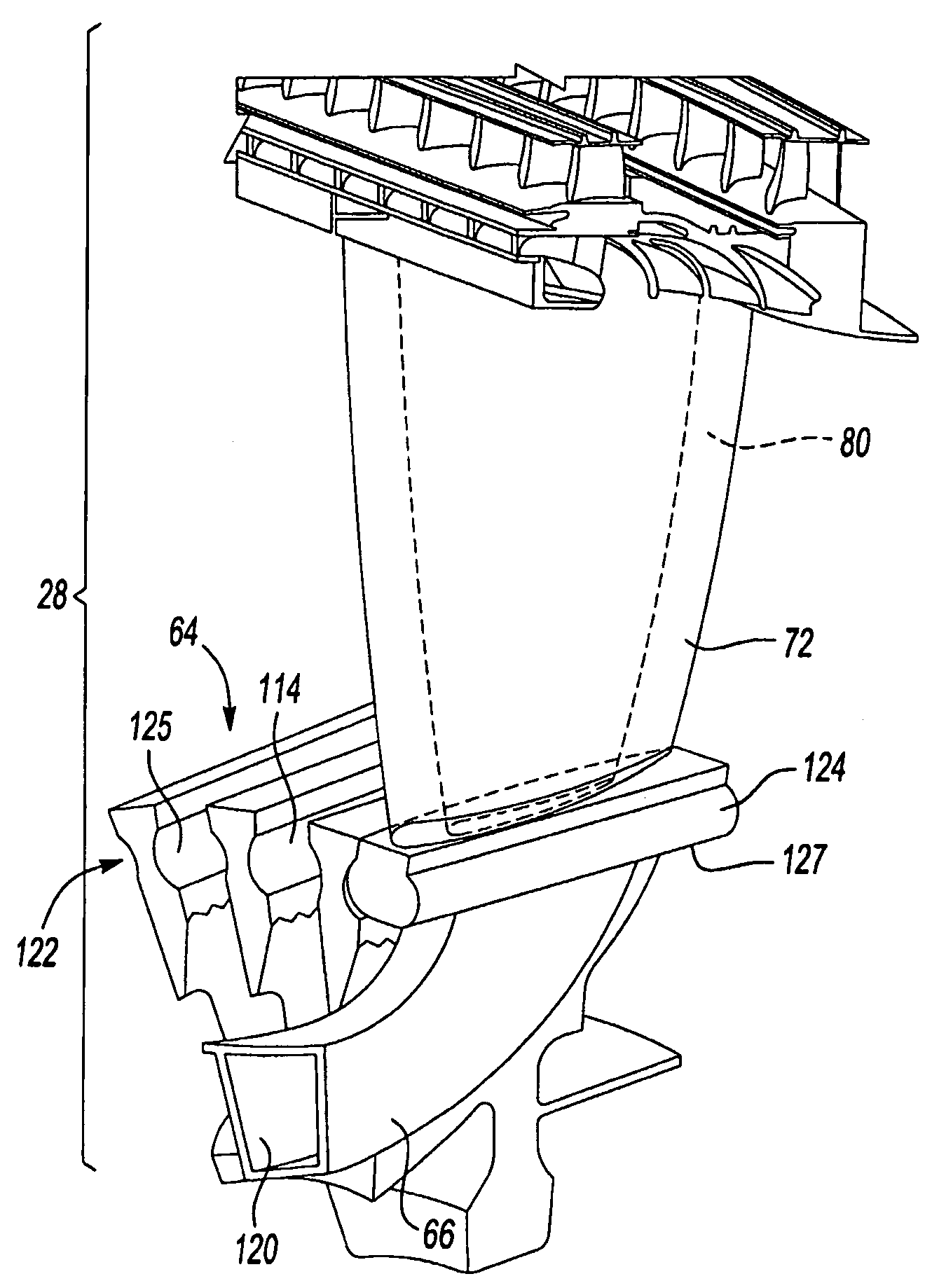 Fan blade with integral diffuser section and tip turbine blade section for a tip turbine engine