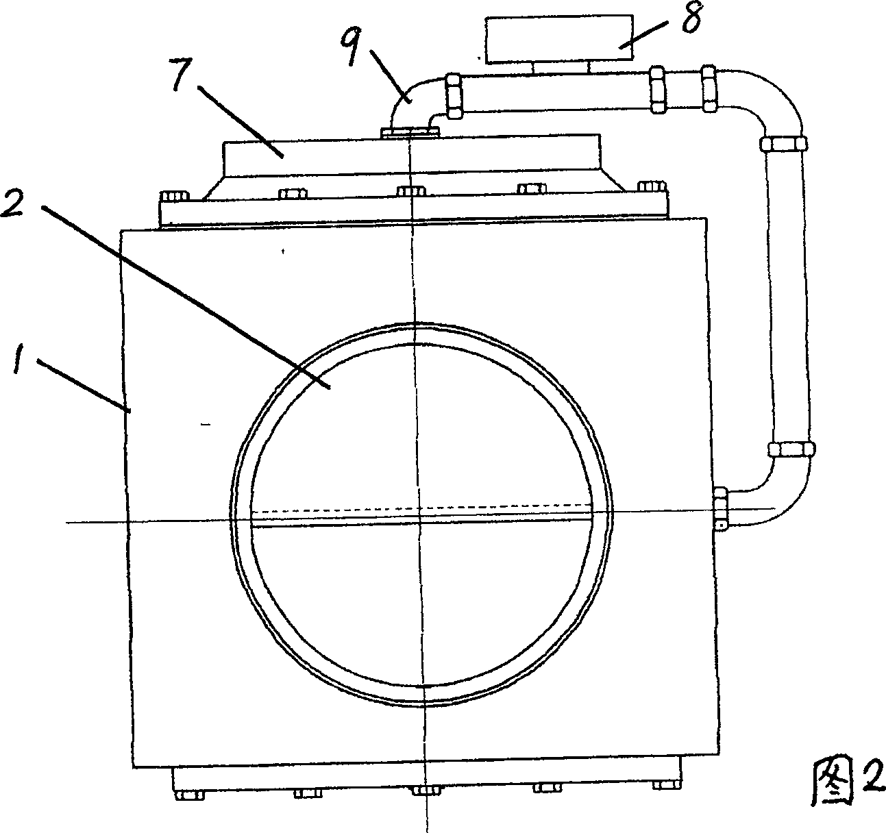 Method for controlling valve open and close using guiding valve