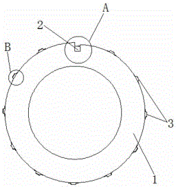 Textile winding roller