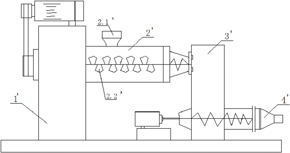 Hydraulic direct pushing type refining mud machine and method thereof