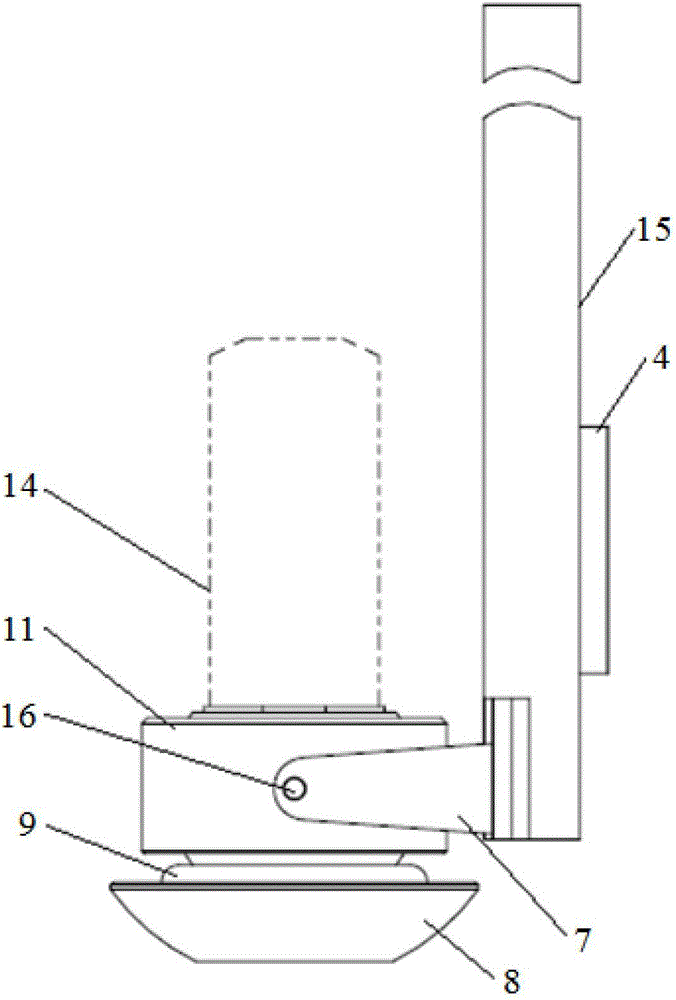 Self-adaptive tracking probe applied to ultrasonic scanning detection