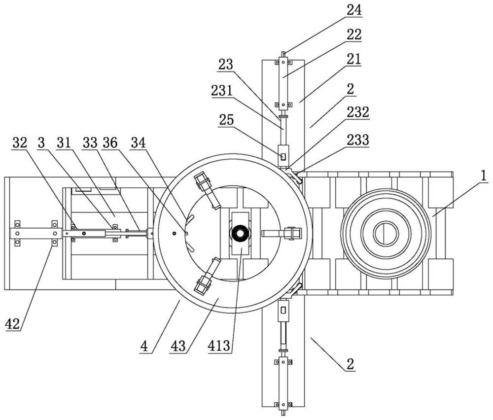 Automatic transportation production line for rolled wheels and control method