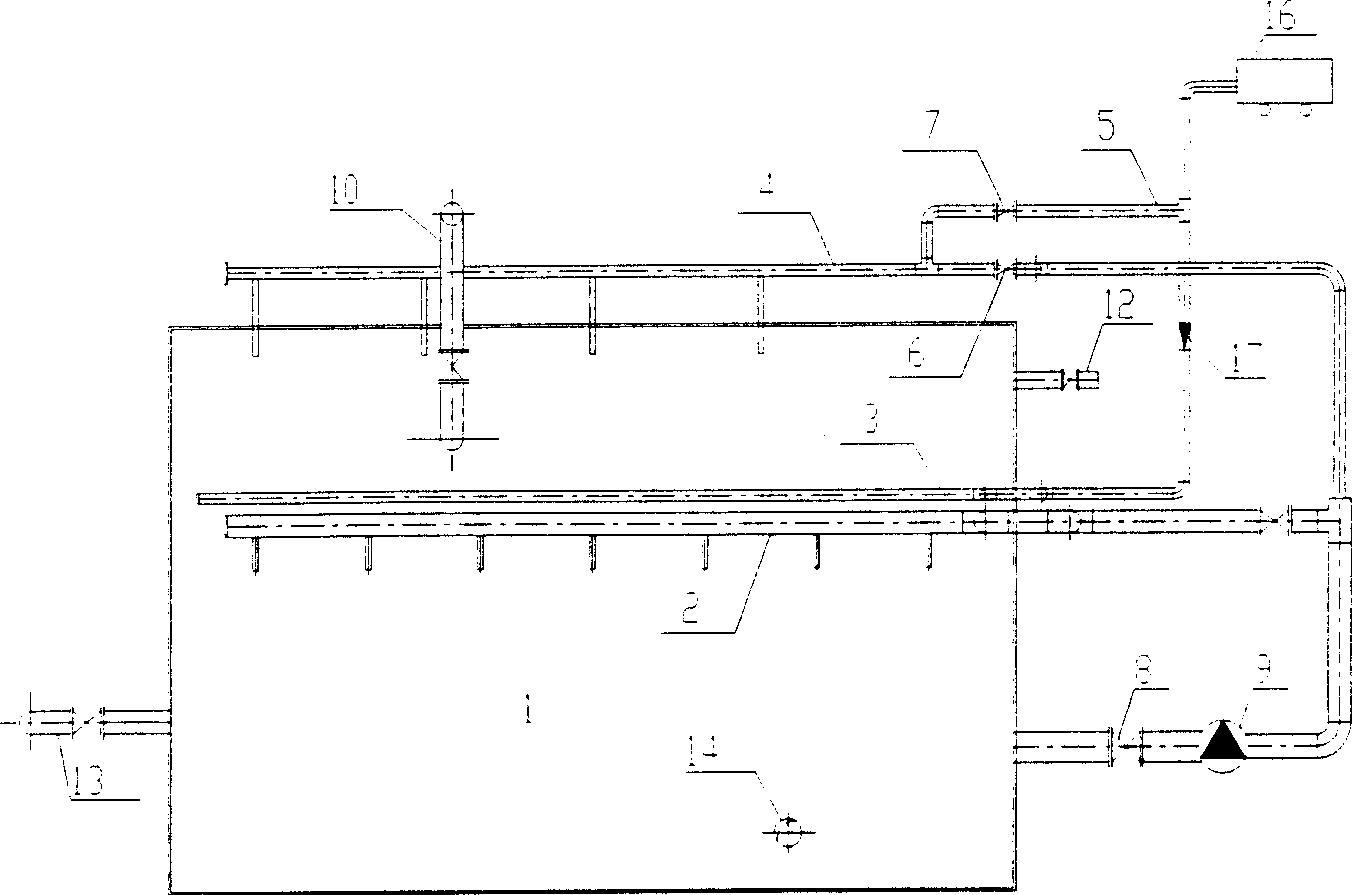 High temperature aerobic digestion device for sludge