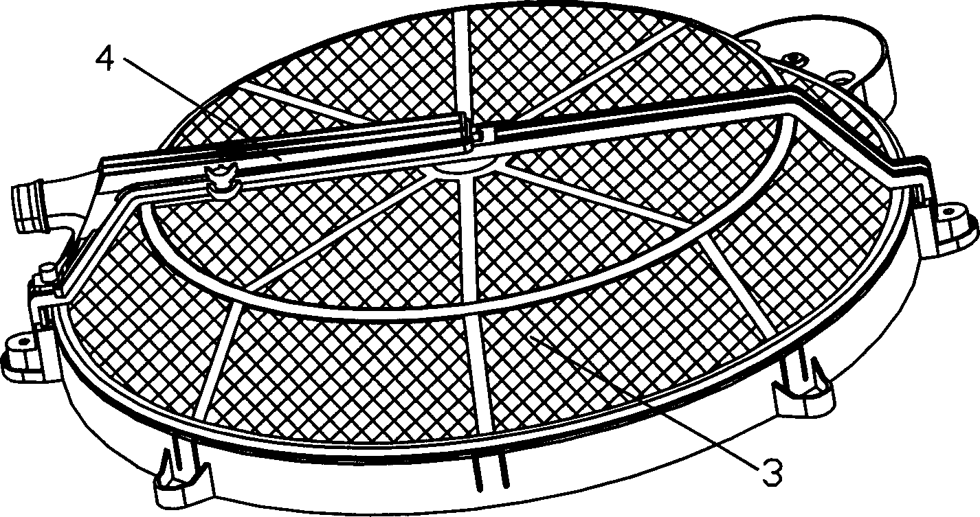 Self-purging unit for filter screen of air conditionner