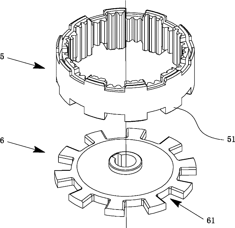 Speed reducing shaft clutch for washing machine