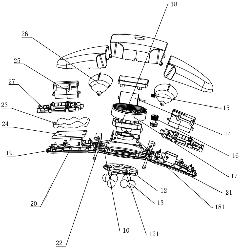 Foldable massaging waistband