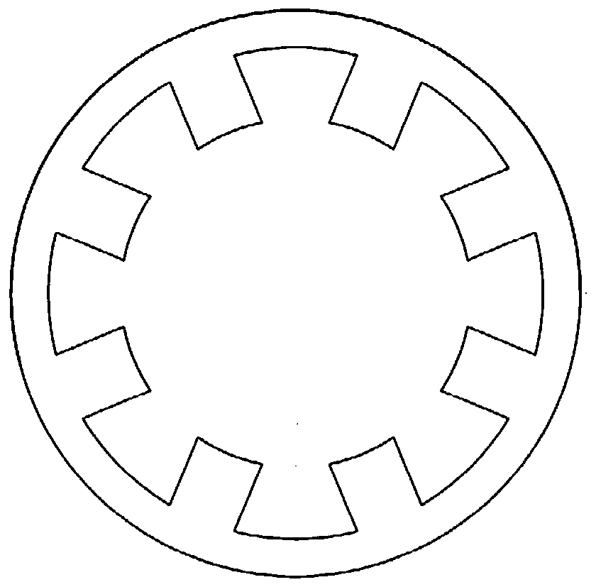 Two-phase direct-current bias current vernier reluctance motor